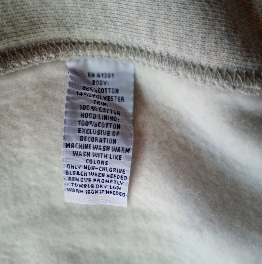 NWT VTG Ralph Lauren Zip Up Hoodie Sweatshirt - Picture 8 of 10